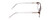 Side View of Ernest Hemingway H4902 Designer Progressive Lens Blue Light Blocking Eyeglasses in Matte Satin Brown/Clear Crystal Mens Rectangle Full Rim Stainless Steel 57 mm