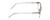 Side View of Ernest Hemingway H4902 Mens Semi-Rimless Eyeglasses in Matte Silver/Crystal 57mm