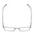 Top View of Ernest Hemingway H4902 Designer Reading Eye Glasses with Custom Cut Powered Lenses in Matte Satin Silver/Clear Crystal Mens Rectangle Full Rim Stainless Steel 57 mm