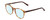 Profile View of Ernest Hemingway H4903 Designer Blue Light Blocking Eyeglasses in Demi-Tortoise Havana Brown Ladies Cateye Full Rim Acetate 49 mm