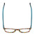 Top View of Ernest Hemingway 4903 Ladies Cateye Eyeglasses in Demi-Tortoise Havana Blue 49mm