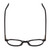 Top View of Ernest Hemingway H4907 Designer Reading Eye Glasses with Custom Cut Powered Lenses in Black Ladies Round Full Rim Acetate 48 mm