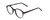 Profile View of Ernest Hemingway H4907 Designer Single Vision Prescription Rx Eyeglasses in Black Ladies Round Full Rim Acetate 48 mm