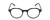 Front View of Ernest Hemingway H4907 Designer Bi-Focal Prescription Rx Eyeglasses in Black Ladies Round Full Rim Acetate 48 mm