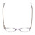 Top View of Ernest Hemingway H4907 Designer Bi-Focal Prescription Rx Eyeglasses in Clear Crystal Ladies Round Full Rim Acetate 48 mm