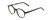 Profile View of Ernest Hemingway H4907 Designer Reading Eye Glasses with Custom Cut Powered Lenses in Jade Green Ladies Round Full Rim Acetate 48 mm