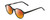 Profile View of Ernest Hemingway H4907 Designer Polarized Sunglasses with Custom Cut Red Mirror Lenses in Jade Green Ladies Round Full Rim Acetate 48 mm