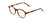 Profile View of Ernest Hemingway H4907 Designer Reading Eye Glasses with Custom Cut Powered Lenses in Tortoise Havana Ladies Round Full Rim Acetate 48 mm