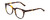 Profile View of Ernest Hemingway H4900 Designer Progressive Lens Prescription Rx Eyeglasses in Gloss Brown Amber Tortoise Havana/Silver Accents Unisex Cateye Full Rim Acetate 52 mm