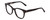 Profile View of Ernest Hemingway H4901 Designer Single Vision Prescription Rx Eyeglasses in Gloss Black Ladies Cateye Full Rim Acetate 51 mm