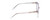 Side View of Ernest Hemingway 4901 Ladies Cateye Eyeglasses Clear Crystal/Silver Glitter 51mm