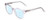 Profile View of Ernest Hemingway H4901 Designer Progressive Lens Blue Light Blocking Eyeglasses in Clear Crystal/Silver Glitter Accent Ladies Cateye Full Rim Acetate 51 mm