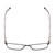 Top View of Ernest Hemingway H4902 Designer Progressive Lens Prescription Rx Eyeglasses in Matte Satin Black/Clear Crystal Mens Rectangle Full Rim Stainless Steel 57 mm