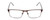 Front View of Ernest Hemingway H4902 Mens Semi-Rimless Eyeglasses in Satin Brown/Crystal 57mm