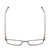 Top View of Ernest Hemingway H4902 Designer Reading Eye Glasses with Custom Cut Powered Lenses in Matte Satin Brown/Clear Crystal Mens Rectangle Full Rim Stainless Steel 57 mm