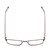 Top View of Ernest Hemingway H4902 Designer Single Vision Prescription Rx Eyeglasses in Matte Satin Brown/Clear Crystal Mens Rectangle Full Rim Stainless Steel 57 mm