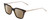 Profile View of Ernest Hemingway H4875 Designer Polarized Sunglasses with Custom Cut Amber Brown Lenses in Gloss Black Amber Brown Tortoise Havana Layered/Patterned Gold Accent Unisex Cateye Full Rim Acetate 48 mm