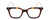 Front View of Ernest Hemingway H4875 Designer Single Vision Prescription Rx Eyeglasses in Gloss Auburn Brown Tortoise Havana/Patterned Gold Accent Unisex Cateye Full Rim Acetate 48 mm