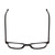 Top View of Ernest Hemingway H4876 Unisex Cateye Eyeglasses Gloss Black/Silver Accents 53 mm