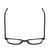 Top View of Ernest Hemingway H4876 Designer Single Vision Prescription Rx Eyeglasses in Gloss Black/Silver Accents Unisex Cateye Full Rim Acetate 53 mm