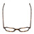 Top View of Ernest Hemingway H4872 Unisex Eyeglasses Brown Amber Tortoise/Silver Accent 50mm