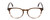 Front View of Ernest Hemingway H4873 Designer Reading Eye Glasses with Custom Cut Powered Lenses in Brown Fade Unisex Cateye Full Rim Acetate 51 mm