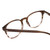 Close Up View of Ernest Hemingway H4873 Designer Reading Eye Glasses with Custom Cut Powered Lenses in Brown Fade Unisex Cateye Full Rim Acetate 51 mm