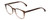 Profile View of Ernest Hemingway H4873 Designer Single Vision Prescription Rx Eyeglasses in Brown Fade Unisex Cateye Full Rim Acetate 51 mm