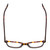 Top View of Ernest Hemingway H4867 Designer Reading Eye Glasses with Custom Cut Powered Lenses in Tortoise Havana Brown Amber/Grey Fade/Silver Accent Unisex Cateye Full Rim Acetate 50 mm