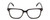 Front View of Ernest Hemingway 4868 Unisex Cateye Eyeglasses in Gloss Black/Silver Accent 52mm