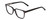 Profile View of Ernest Hemingway H4868 Designer Reading Eye Glasses with Custom Cut Powered Lenses in Gloss Black/Silver Accents Unisex Cateye Full Rim Acetate 52 mm