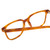 Close Up View of Ernest Hemingway H4868 Unisex Cateye Eyeglasses Demi-Tortoise Blonde/Silver 52mm