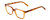 Profile View of Ernest Hemingway H4868 Designer Reading Eye Glasses with Custom Cut Powered Lenses in Demi-Tortoise Havana Blonde/Silver Accent Unisex Cateye Full Rim Acetate 52 mm