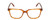 Front View of Ernest Hemingway H4868 Designer Reading Eye Glasses with Custom Cut Powered Lenses in Demi-Tortoise Havana Blonde/Silver Accent Unisex Cateye Full Rim Acetate 52 mm