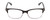 Front View of Ernest Hemingway 4869 Unisex Cateye Eyeglasses in Black/Crystal Fade/Silver 53mm