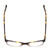 Top View of Ernest Hemingway H4869 Designer Reading Eye Glasses with Custom Cut Powered Lenses in Brown Amber Tortoise Havana/Clear Crystal Fade/Silver Accent Unisex Cateye Full Rim Acetate 53 mm