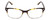 Front View of Ernest Hemingway H4869 Designer Bi-Focal Prescription Rx Eyeglasses in Brown Amber Tortoise Havana/Clear Crystal Fade/Silver Accent Unisex Cateye Full Rim Acetate 53 mm