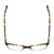 Top View of Ernest Hemingway H4869 Designer Progressive Lens Prescription Rx Eyeglasses in Brown Amber Tortoise Havana/Clear Crystal Fade/Silver Accent Unisex Cateye Full Rim Acetate 53 mm