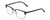Profile View of Ernest Hemingway H4870 Designer Single Vision Prescription Rx Eyeglasses in Matte Black/Shiny Gun Metal Unisex Cateye Full Rim Acetate 53 mm