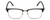 Front View of Ernest Hemingway H4870 Designer Single Vision Prescription Rx Eyeglasses in Matte Black/Shiny Gun Metal Unisex Cateye Full Rim Acetate 53 mm