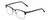 Profile View of Ernest Hemingway H4870 Designer Bi-Focal Prescription Rx Eyeglasses in Matte Black/Shiny Gun Metal Unisex Cateye Full Rim Acetate 53 mm