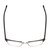 Top View of Ernest Hemingway H4870 Designer Progressive Lens Prescription Rx Eyeglasses in Shiny Black/Silver Unisex Cateye Full Rim Acetate 53 mm