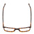 Top View of Ernest Hemingway H4866 Designer Single Vision Prescription Rx Eyeglasses in Brown Amber Tortoise/Silver Accent Unisex Cateye Full Rim Acetate 51 mm