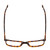 Top View of Ernest Hemingway H4866 Designer Bi-Focal Prescription Rx Eyeglasses in Brown Amber Tortoise/Silver Accent Unisex Cateye Full Rim Acetate 51 mm