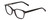 Profile View of Ernest Hemingway H4867 Designer Single Vision Prescription Rx Eyeglasses in Gloss Black/Silver Accents Unisex Cateye Full Rim Acetate 50 mm