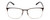 Front View of Ernest Hemingway H4864 Designer Bi-Focal Prescription Rx Eyeglasses in Matte Brown Satin Silver Unisex Cateye Full Rim Stainless Steel 58 mm