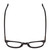 Top View of Ernest Hemingway H4865 Designer Single Vision Prescription Rx Eyeglasses in Gloss Black/Rounded Tips Unisex Cateye Full Rim Acetate 49 mm