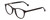 Profile View of Ernest Hemingway H4865 Designer Blue Light Blocking Eyeglasses in Gloss Black/Rounded Tips Unisex Cateye Full Rim Acetate 49 mm