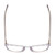 Top View of Ernest Hemingway H4865 Designer Single Vision Prescription Rx Eyeglasses in Clear Crystal Silver Glitter/Rounded Tips Unisex Cateye Full Rim Acetate 49 mm