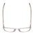 Top View of Ernest Hemingway H4865 Designer Bi-Focal Prescription Rx Eyeglasses in Clear Crystal Silver Glitter/Rounded Tips Unisex Cateye Full Rim Acetate 49 mm